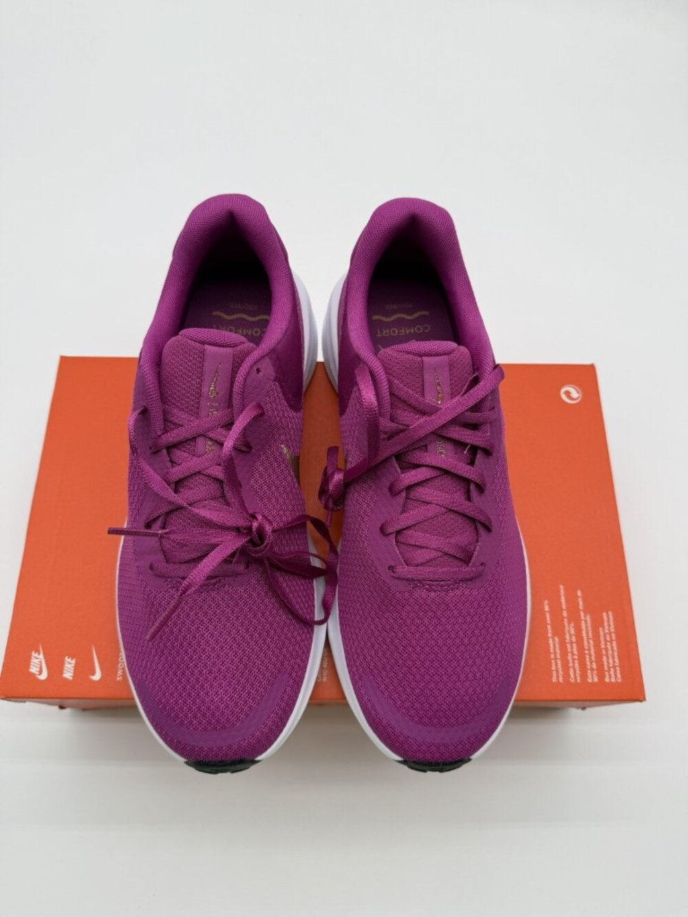 New Nike Revolution 7 Shoes Women's Size 9.5 Pink Running Comfort FB2208 501 - Picture 2 of 9